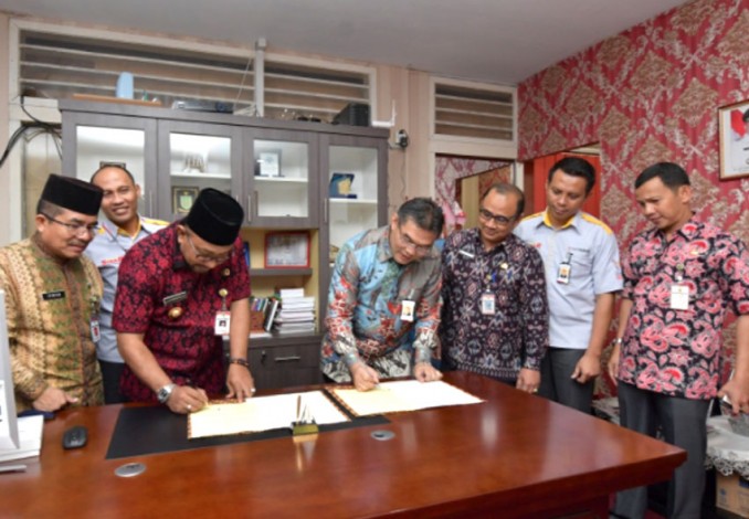 Pemko Tanjung Pinang Bersama Bank Riau Kepri Siap Laksanakan Transaksi Non Tunai