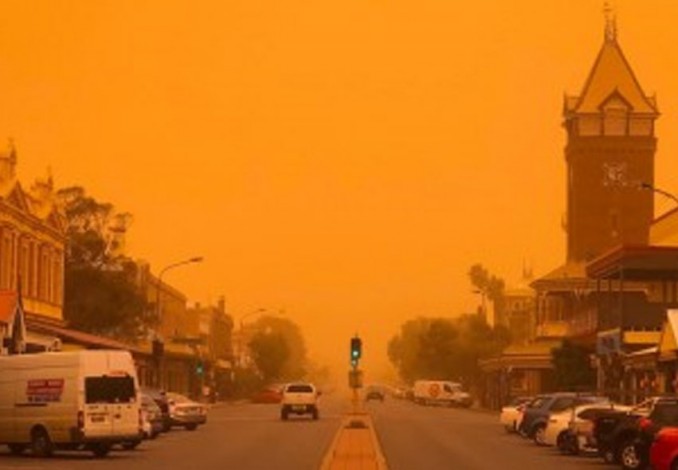 Badai Debu Selimuti Sebagian Australia, Langit Jadi Jingga