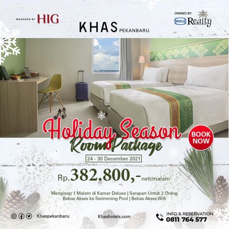 Promo Tahun Baru, Hotel Khas Pekanbaru Tawarkan Kamar hanya Rp382.800