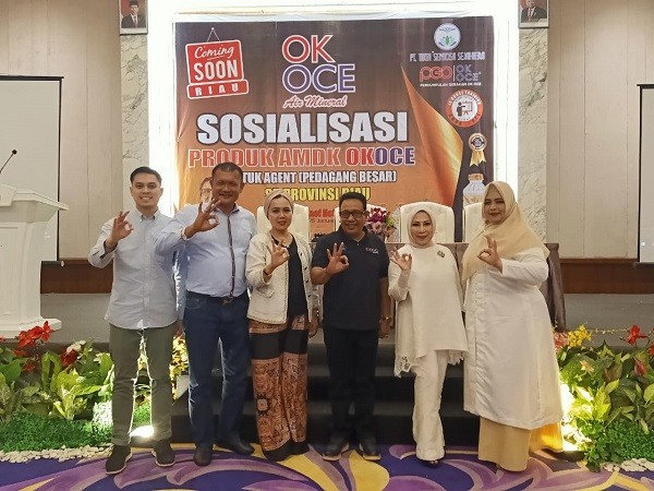 Akhir Februari, Air Mineral OK OCE Launching di Riau