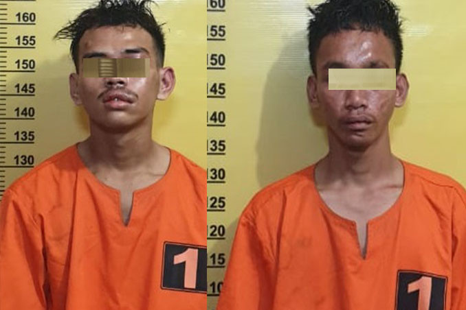 Tertangkap, 2 Pelaku Jambret di Jalan Arifin Achmad Pekanbaru Dihajar Massa