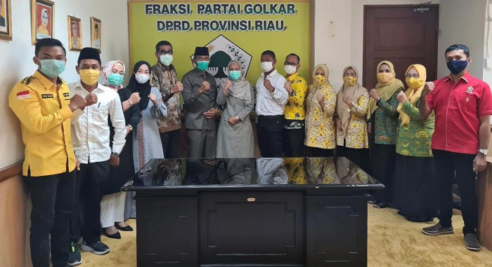 Fraksi Golkar DPRD Riau Gelar Coffee Morning dengan Organisasi Pendiri dan Sayap