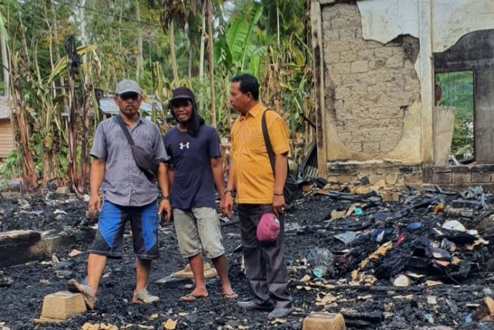 Rumah Warga Rangsang Terbakar, Tak Ada Korban Jiwa Tapi Harta Benda Tak Bersisa
