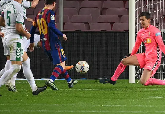 Lionel Messi 2 Gol, Barcelona Bekuk Elche