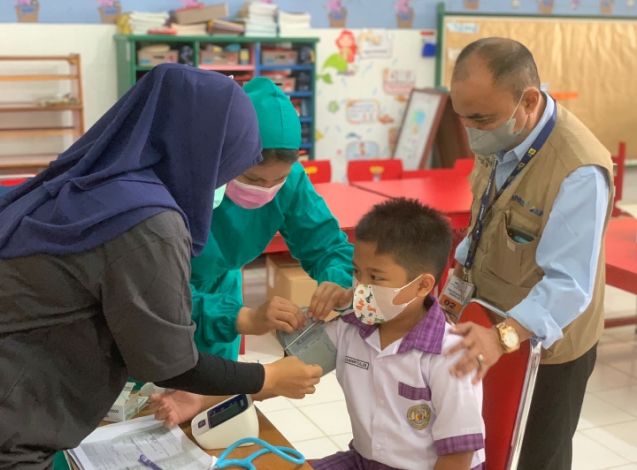 28.082 Anak di Pekanbaru Belum Vaksin Lengkap, Surat Edaran Disdik akan Ditinjau Ulang
