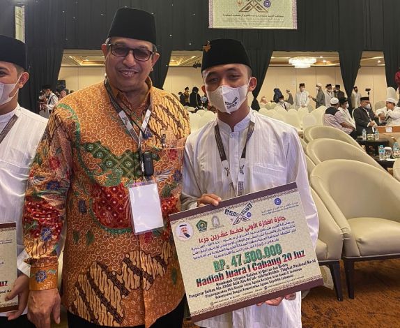 Bayu Wibisono, Hafiz Terbaik Asal Riau Raih Juara Terbaik I MHQH