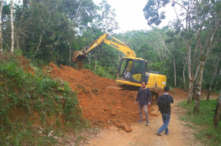 Jalan ke Danau PLTA Koto Panjang Mulai Diperbaiki, Ini Kata Pengurus Pokdarwis Kampuong Danau Pulau Gadang