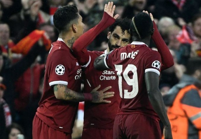 Mohamed Salah Memukau, Liverpool Menang 5-2 atas AS Roma