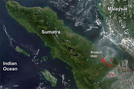 34 Hotspot Masih Terpantau Hari Ini di Sumatera