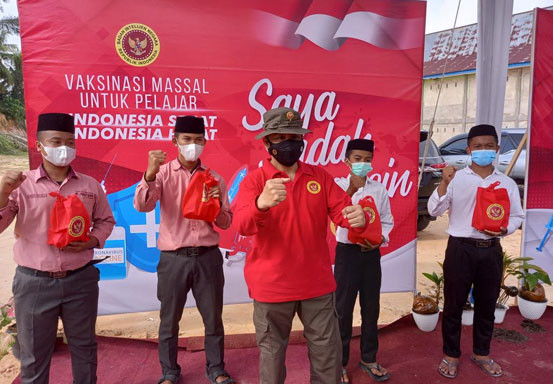 BIN Daerah Riau Gelar Vaksinasi 2.000 Pelajar di Bumi Lancang Kuning