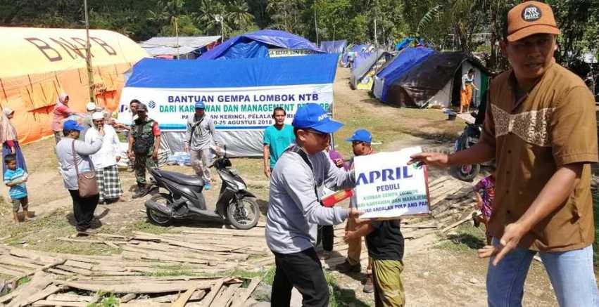 Keluarga Besar RAPP Salurkan Bantuan untuk Korban Lombok