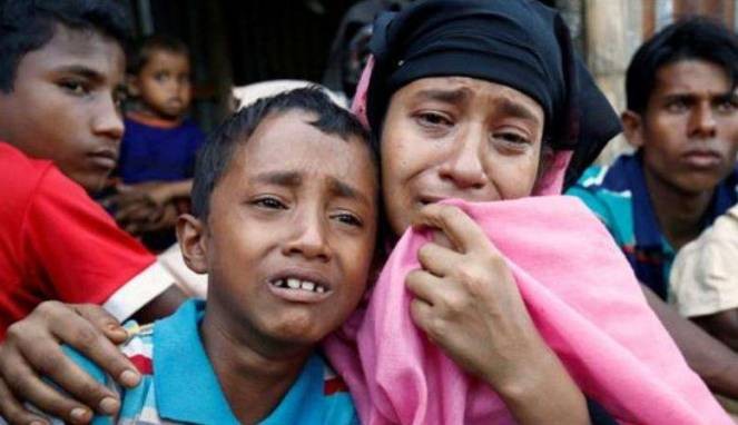 Ribuan Anak Rohingya Jadi Yatim Piatu