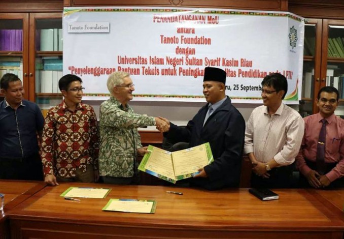 Jalin Kerjasama, Tanoto Foundation dan UIN Suska Riau Siapkan Calon Guru Berkualitas