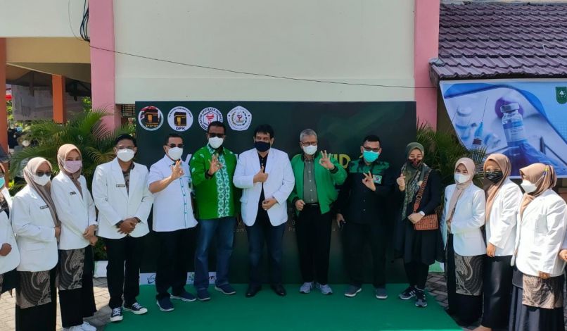 DPW PPP Riau - GPK Riau Gelar Vaksinasi untuk Warga dan Mahasiswa, Total 1500 Dosis