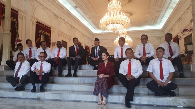 Jokowi Perkenalkan 12 Wamen Kabinet Indonesia Maju