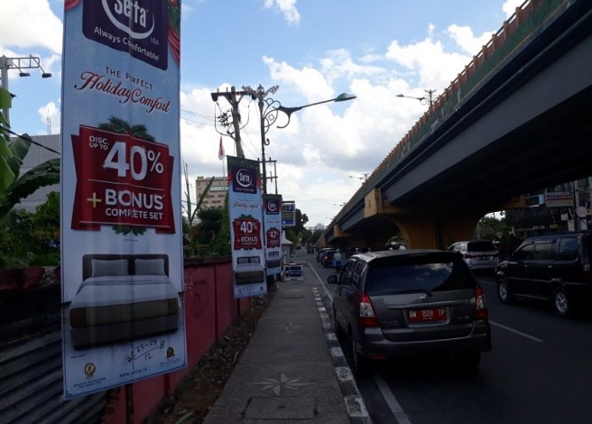 Bapenda Terus Tertibkan Reklame Ilegal di Pekanbaru
