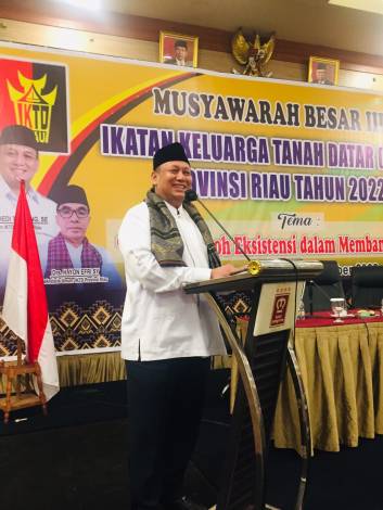 Aklamasi, Eddy Tanjung Kembali Dipercaya Pimpin IKTD Provinsi Riau