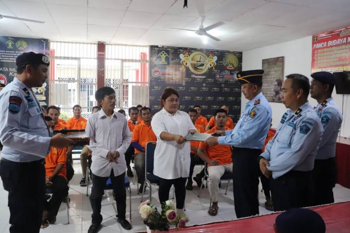 760 Narapidana di Riau Dapat Remisi Natal, 6 Orang Langsung Bebas