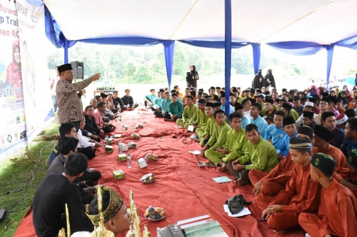 Ratusan Pelajar Ikuti Jambore Rohis di Desa Siabu Kampar