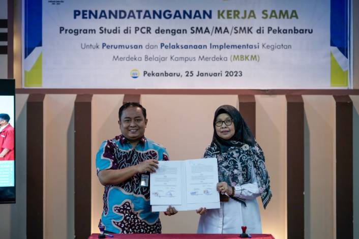 Implementasi Kegiatan MBKM, PCR Jalin Kerjasama dengan Beberapa Sekolah di Pekanbaru