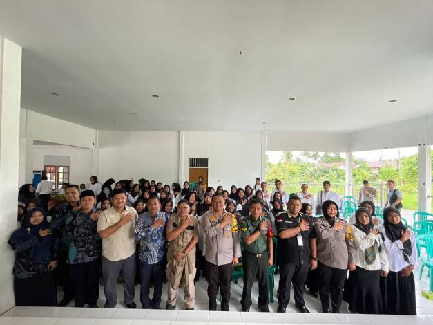 12.348 Anggota KPPS Rohul Dilantik, Kapolres Ingatkan Jaga Netralitas