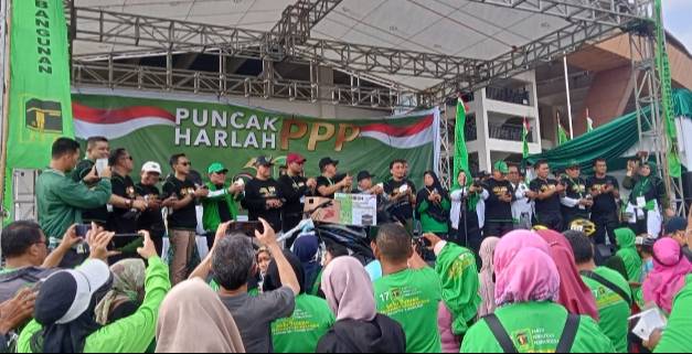Pesta Rakyat Dikemas dengan Jalan Santai Berhadiah Umrah, PPP: Kami Berbagi Kebahagiaan