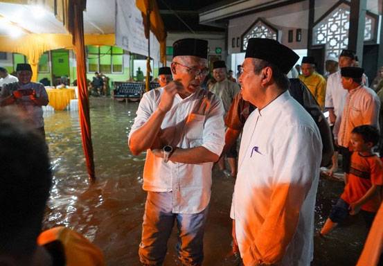 Lokasi Safari Ramadan di Pekanbaru Kebanjiran, Gubri Perintahkan PUPR Segera Atasi