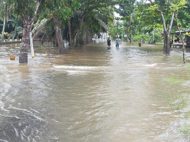 Sungai Batak Meluap, Rumah Warga Kembali Kebanjiran