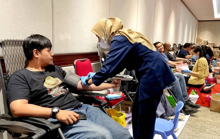 Hari Donor Darah Sedunia, KDD Riau Kompleks Kumpulkan 1.014 Kantong Darah