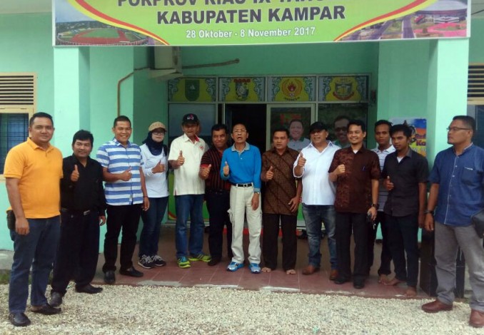 Lebih Baik dari Inhu, KONI Riau Puji Media Centre Porprov Riau IX di Kampar