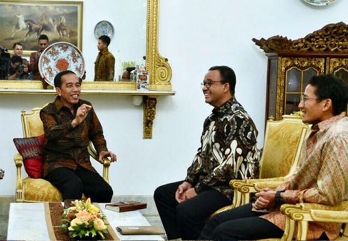 Pesan khusus Jokowi buat Anies-Sandi