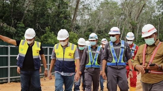 Pembangunan Jaringan Pipa IPAL Pekanbaru
