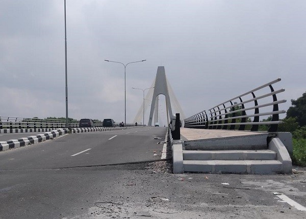 Oprit Jembatan Siak IV Pekanbaru Turun, Pakar Konstruksi: Jangan Dianggap Remeh