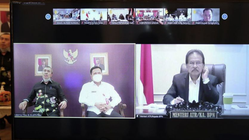 Pemprov Minta Menteri ATR/BPN Bantu Tuntaskan Persoalan Kebun Plasma di Riau
