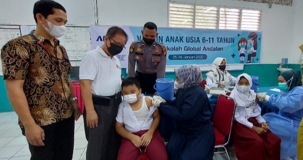 Cegah Learning Loss, RAPP Tuntaskan Vaksinasi Anak Dosis I di Sekolah Binaan