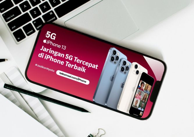 Telkomsel Beri Bonus Kuota hingga 50GB di Paket Bundling iPhone 13
