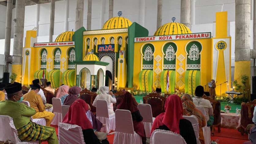 Walikota Buka MTQ Pekanbaru ke-53 di Islamic Center, Panitia Diminta Waspada