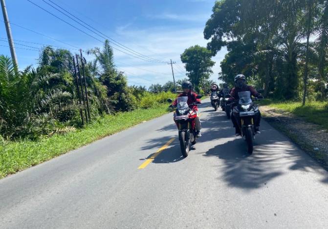 CDN Eksplor Wisata Alam Riau bersama Komunitas Honda CB150X ID