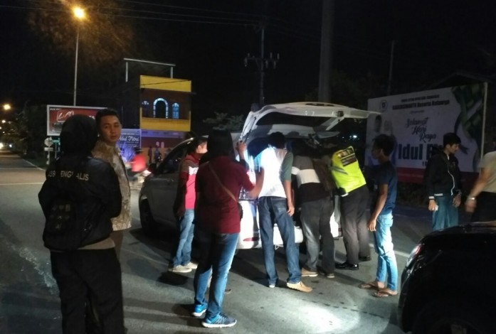 Satgas Anti Money Politik Razia Kendaraan di Pelabuhan RoRo Bengkalis