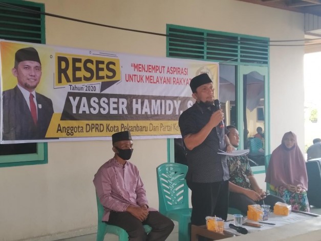 Yasser Hamidi akan Perjuangkan Pembangunan SMPN di Kecamatan Tuah Madani dan Tuah Karya