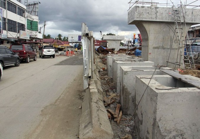 Begini Progres Pembangunan Dua Flyover di Pekanbaru
