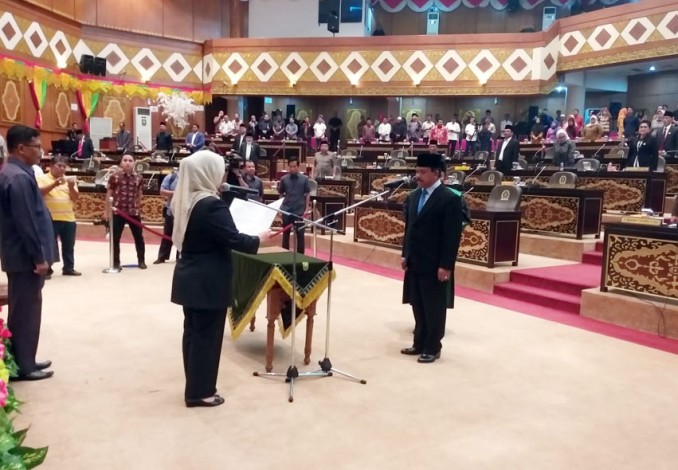 Resmi Dilantik Jadi Anggota DPRD Riau, Ini yang Akan Diperjuangkan Nurzaman