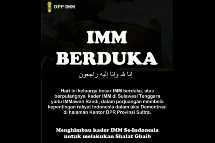 IMM Riau Kecam Penembakan Mahasiswa di Kendari