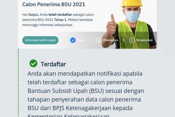 14.938 Pekerja Gaji Bawah Rp3,5 Juta di Riau Terima Bantuan Subsidi Upah