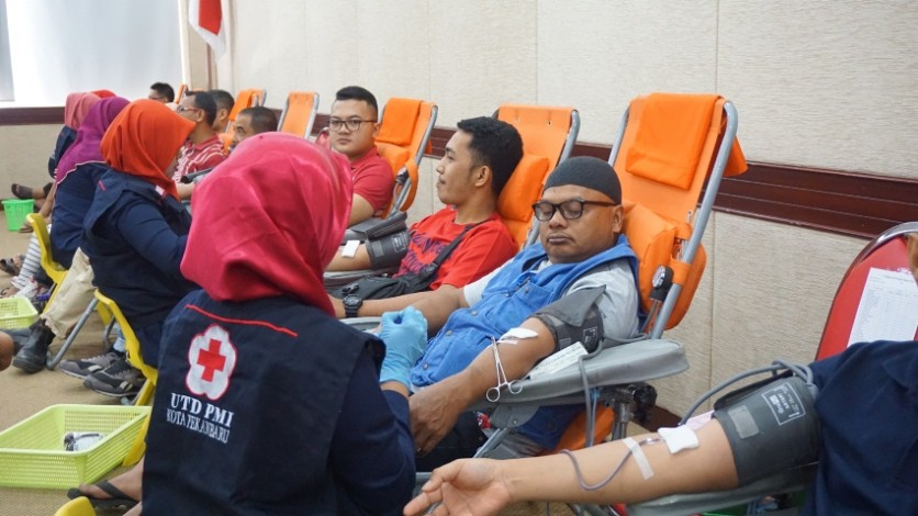 Luar Biasa! KDD Riau Kompleks Kumpulkan 1.048 Kantong Darah