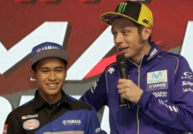Candaan Valentino Rossi kepada Pembalap Indonesia