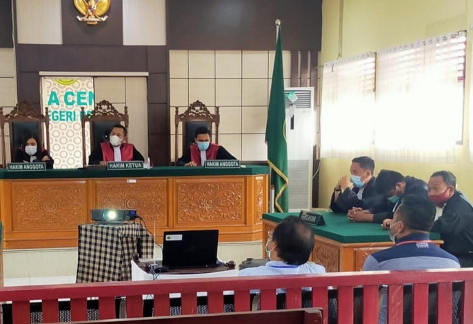 Hakim Tolak Eksepsi 2 Terdakwa Pidana Pilkada Inhu 2020