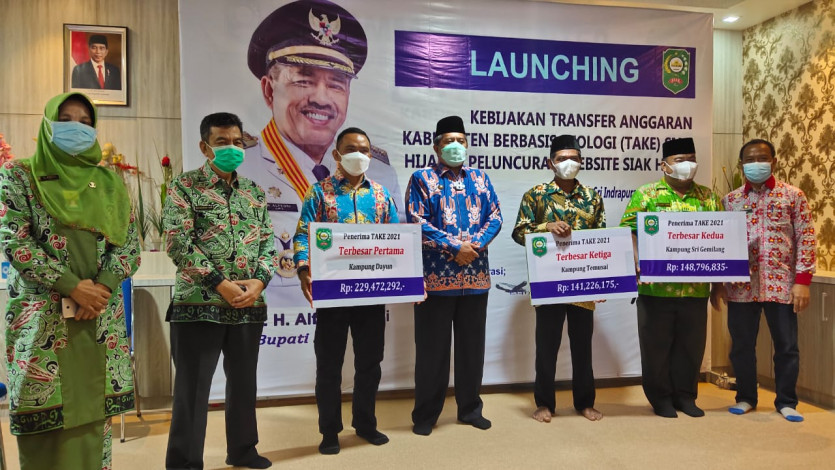 Bupati Alfedri Launching Kebijakan TAKE Siak Hijau