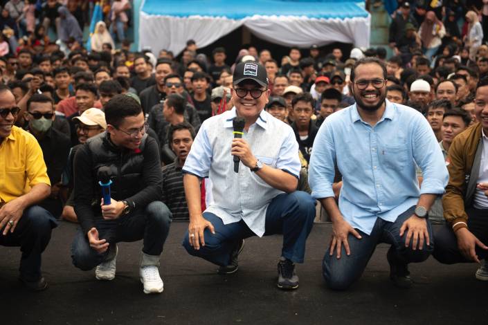 Deklarasi BM 02 Riau, RZ Bakar Semangat Anak Muda Menangkan Prabowo-Gibran