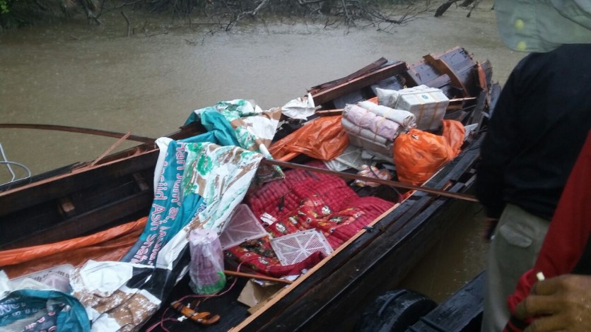 Laga Kambing  Speed Boat vs Pompong di Perairan Batang Gangsal, Satu Penumpang Hilang